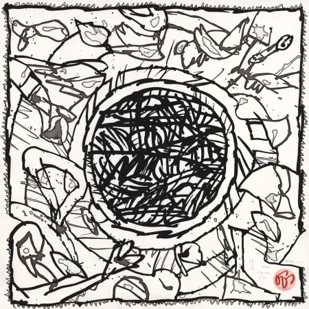 Офорт И Аквитанта Alechinsky - Griserie à midi