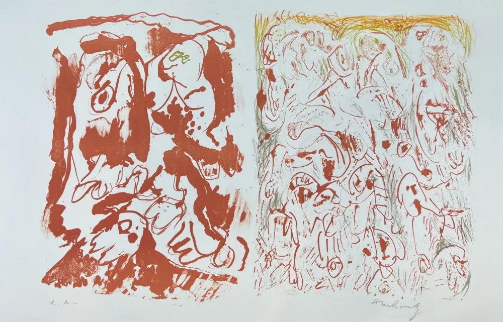 Литография Alechinsky - Hors-texte