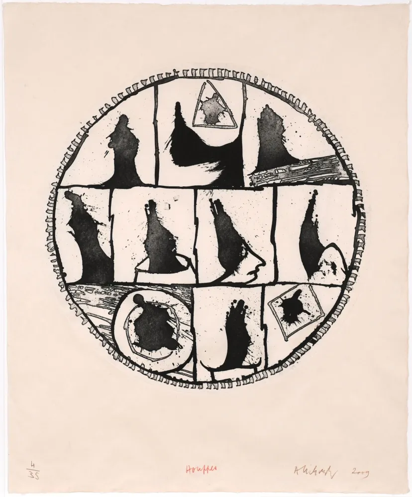 Офорт Alechinsky - Houppes