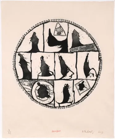 Офорт Alechinsky - Houppes