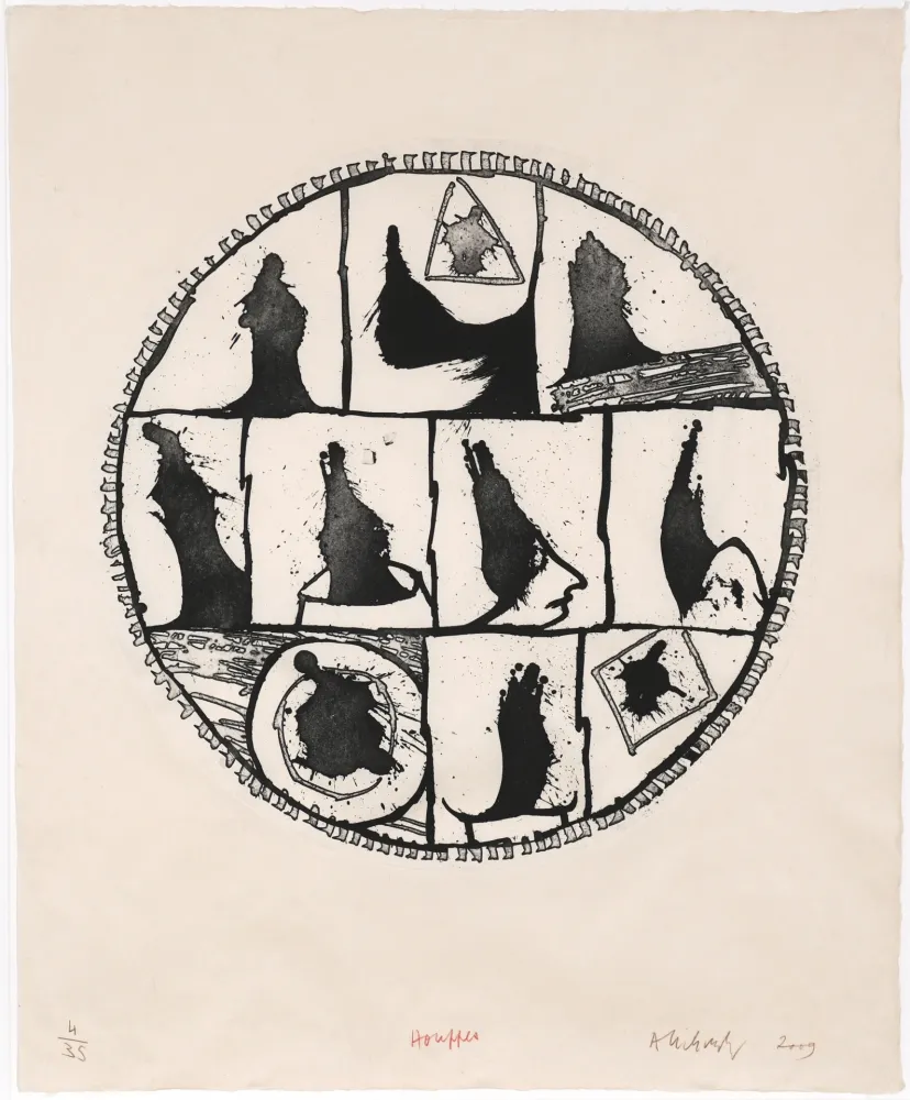 Офорт Alechinsky - Houppes