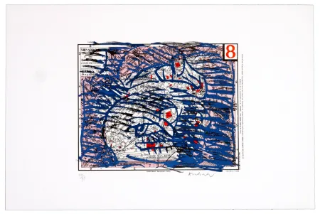 Литография Alechinsky - Huitième arrondissement (Paris)