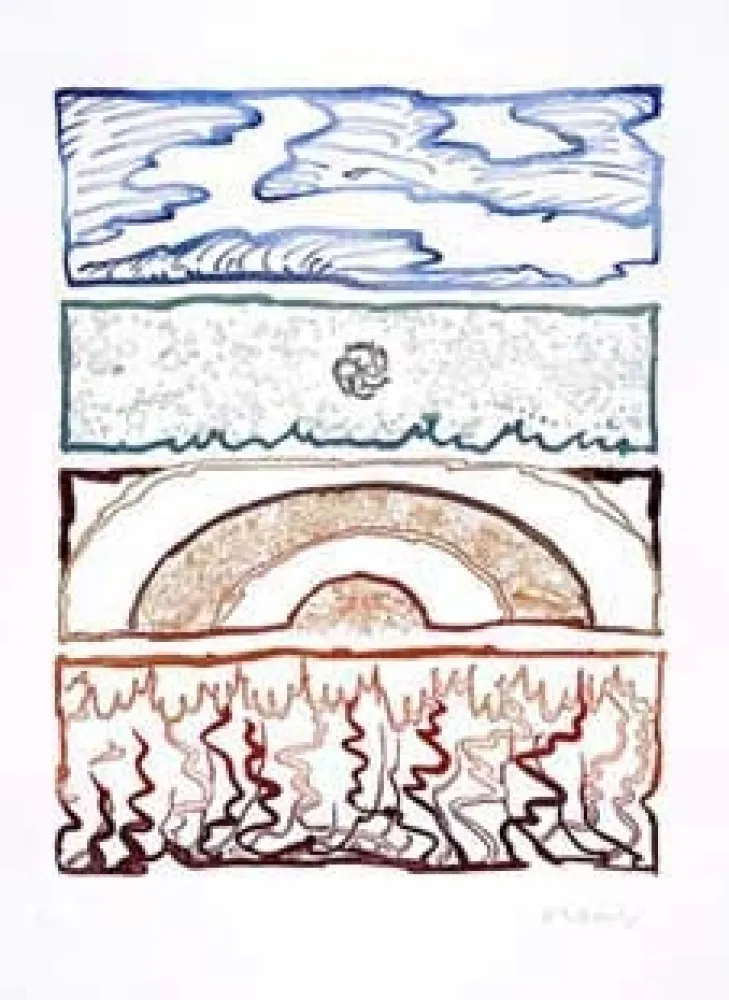 Гравюра Alechinsky - Idem polychrome