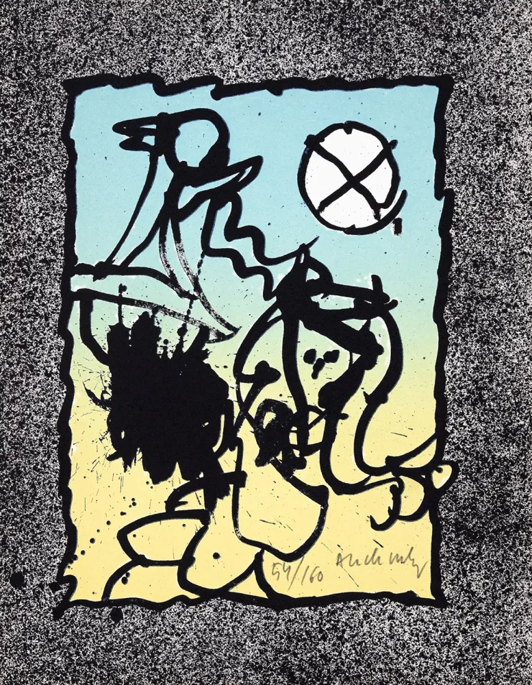 Литография Alechinsky - Infeuilletables 5 (les)