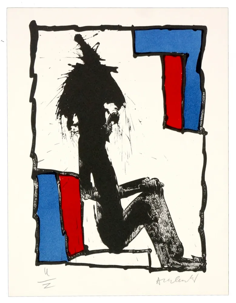 Литография Alechinsky - Je vous en prie asseyez-vous