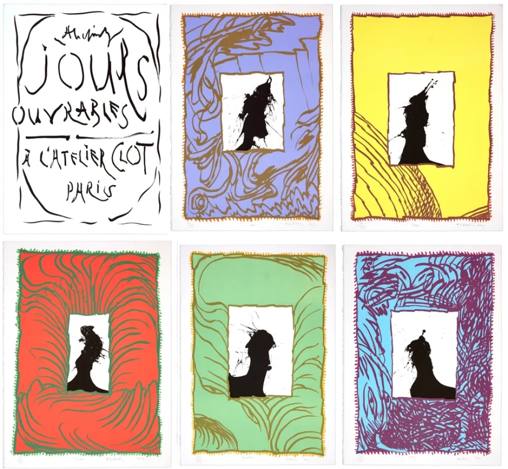 Литография Alechinsky - Jours Ouvrables (Complete portfolio)