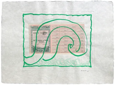 Офорт Alechinsky - Krach III.