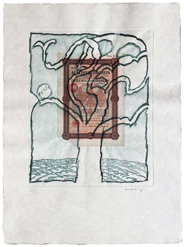 Офорт Alechinsky - Krach V.