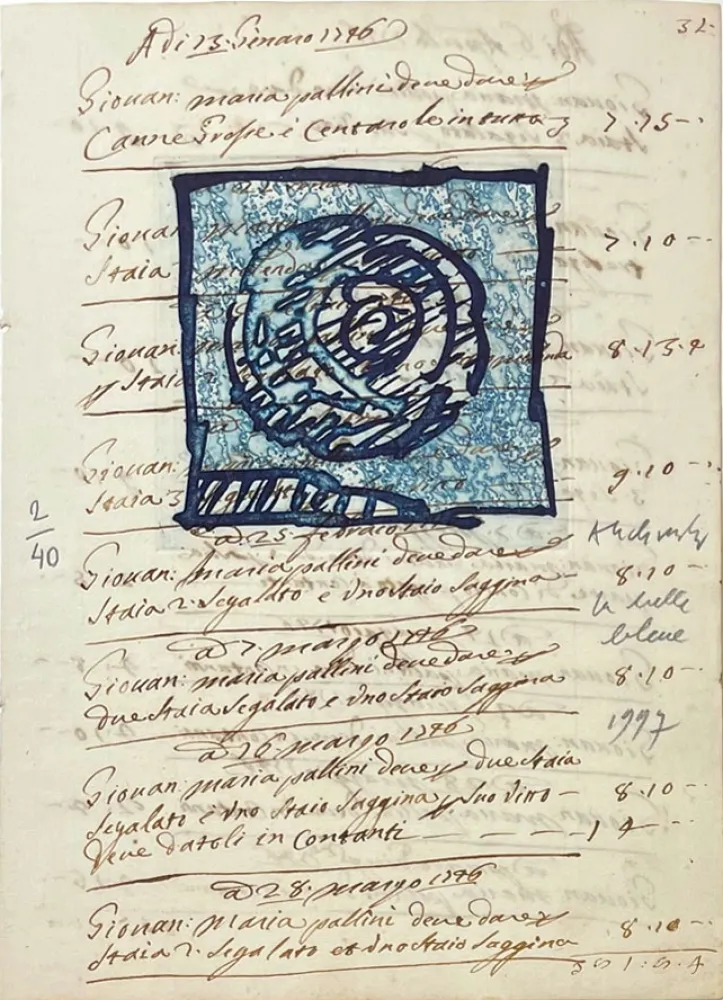 Гравюра Alechinsky - La belle bleue