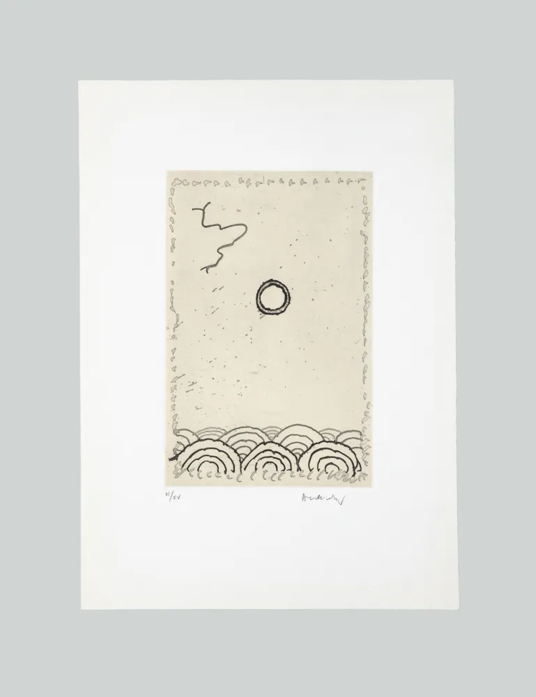 Офорт И Аквитанта Alechinsky - La Cerclitude 1