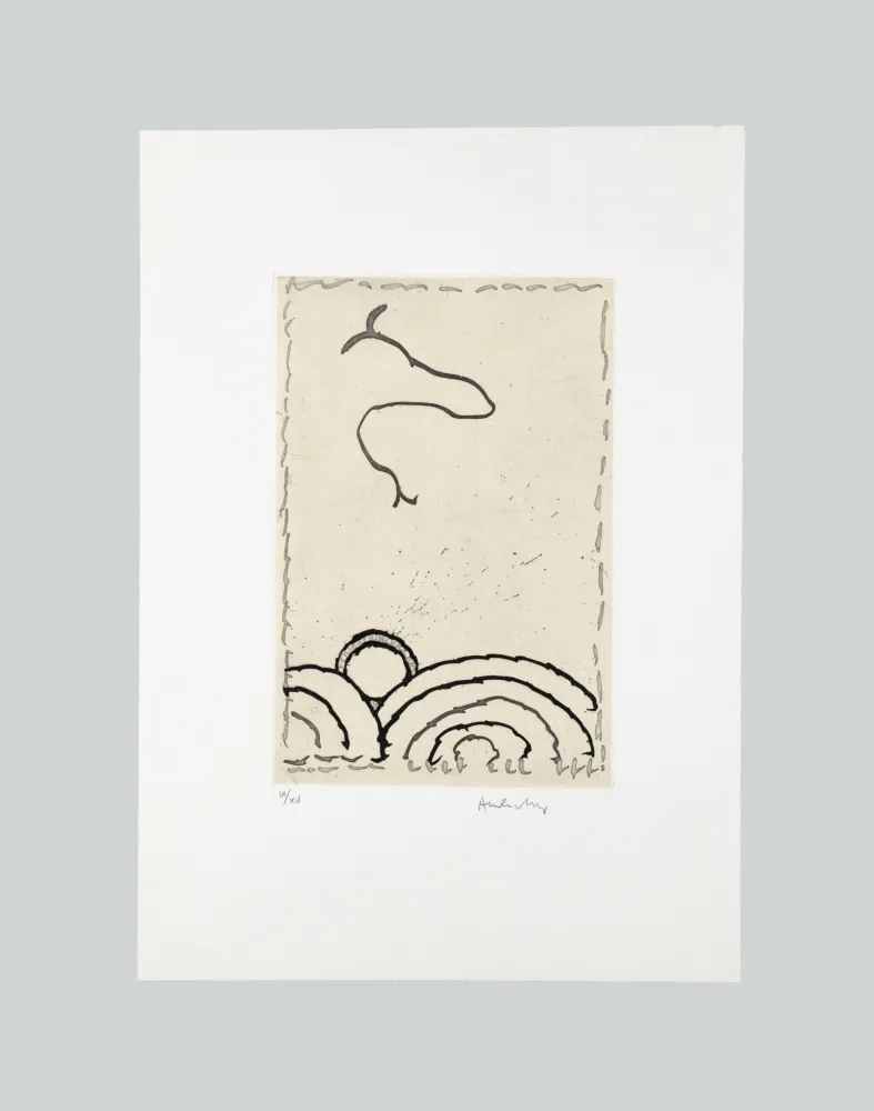 Офорт И Аквитанта Alechinsky - La Cerclitude 2