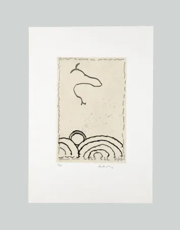 Офорт И Аквитанта Alechinsky - La Cerclitude 2