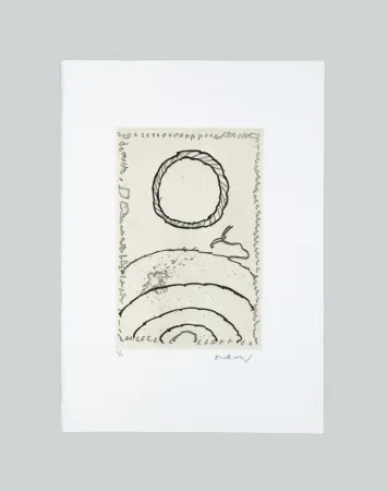 Офорт И Аквитанта Alechinsky - La Cerclitude 7