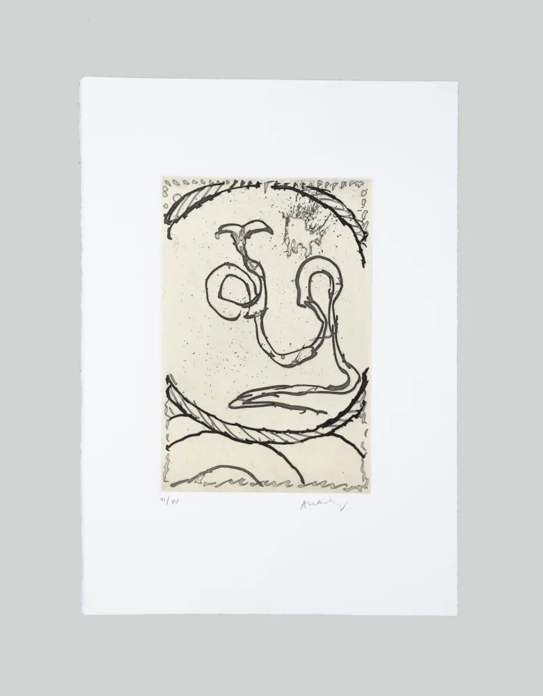 Офорт И Аквитанта Alechinsky - La Cerclitude 9