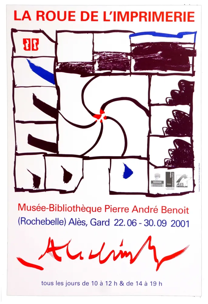 Афиша Alechinsky - La Roue de l'imprimerie