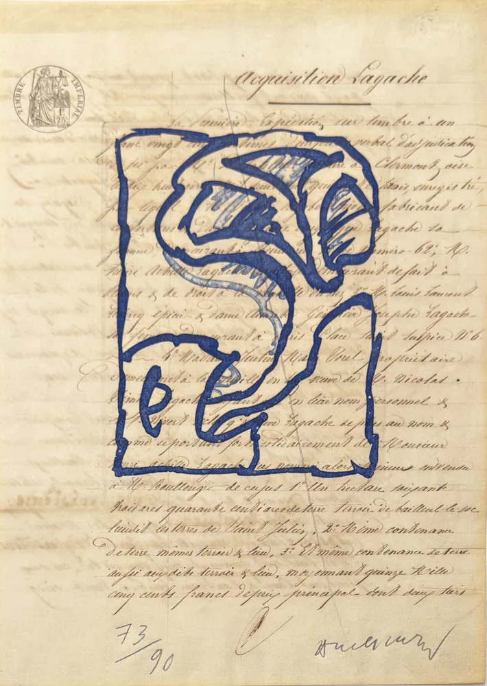 Гравюра Alechinsky - La vie comme elle tourne