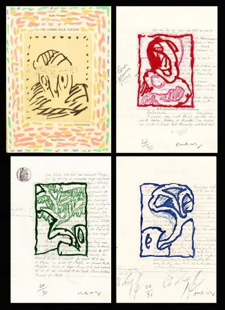 Иллюстрированная Книга Alechinsky - La vie comme elle tourne