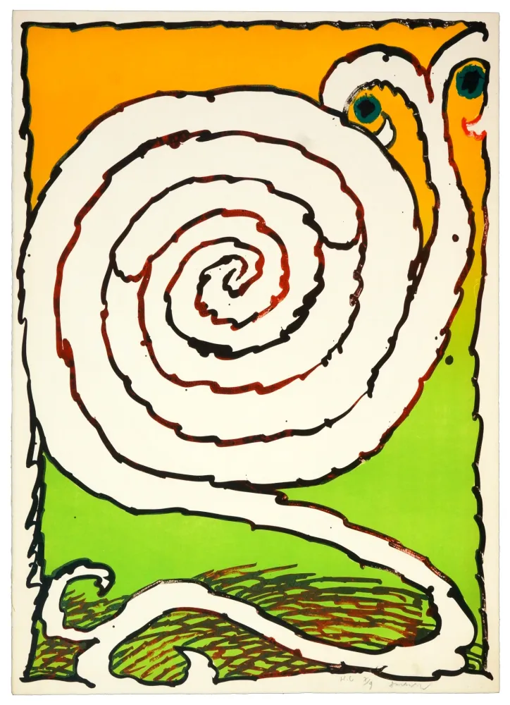 Литография Alechinsky - Labyrinthe d'Apparat I