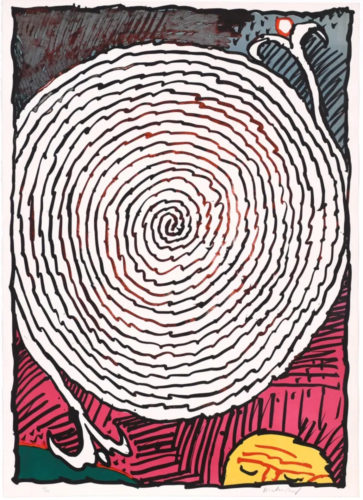 Литография Alechinsky - Labyrinthe d’apparat IV