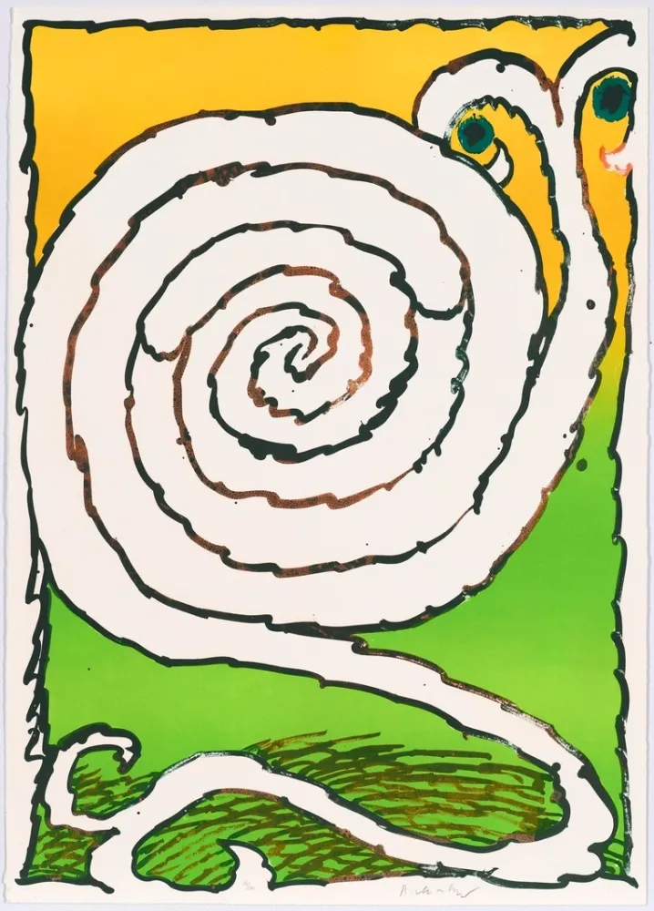 Литография Alechinsky - Labyrinthe d’apparat VIII