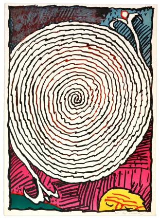 Литография Alechinsky - Labyrinthes d’Apparat V