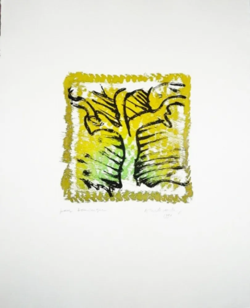 Гравюра Alechinsky - L'arbre vert