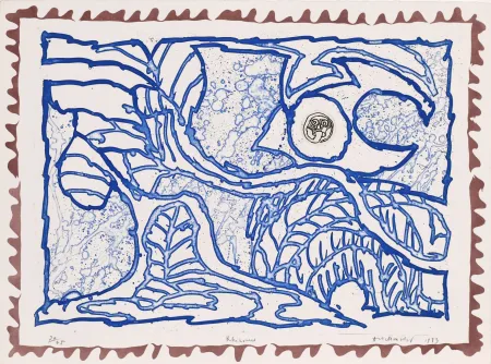 Офорт Alechinsky - Le chien roi – Rhizome