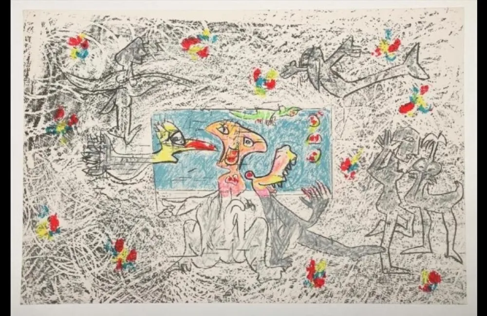 Иллюстрированная Книга Alechinsky - Le Grand Jamais