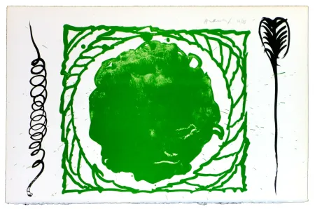 Литография Alechinsky - Le rêve de l'ammonite 11