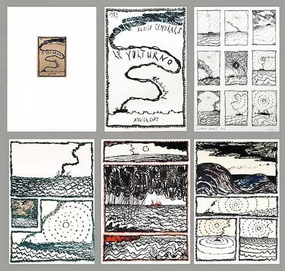 Литография Alechinsky - Le Volturno