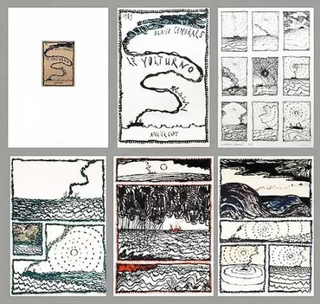 Литография Alechinsky - Le Volturno