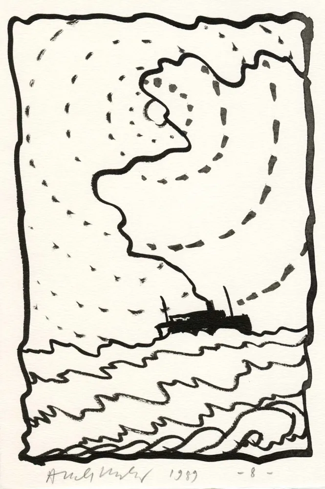 Иллюстрированная Книга Alechinsky - Le Volturno