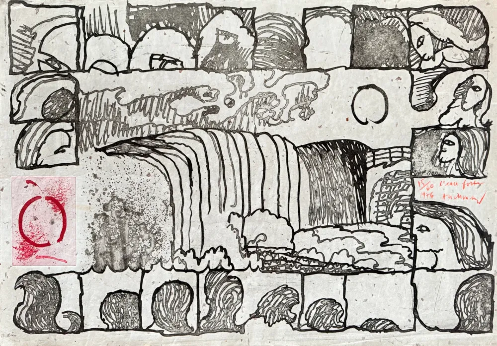 Офорт Alechinsky - L’eau forte