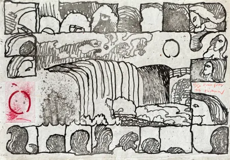 Офорт Alechinsky - L’eau forte