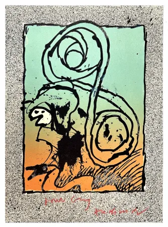 Литография Alechinsky - Les infeuilletables