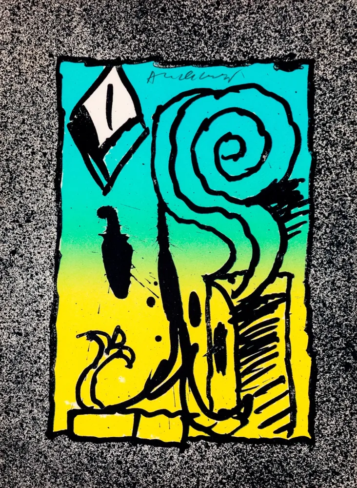 Литография Alechinsky - Les infeuilletables 