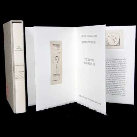 Иллюстрированная Книга Alechinsky - Les trains psychiques