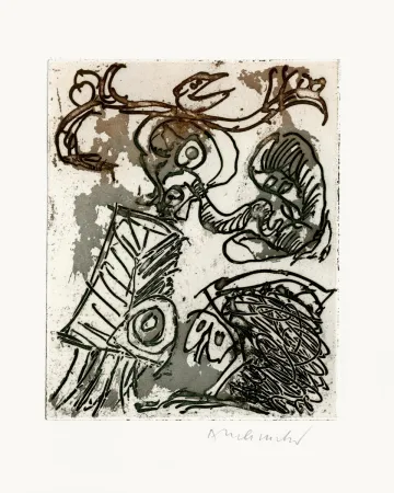 Иллюстрированная Книга Alechinsky - L'espace d'un doute