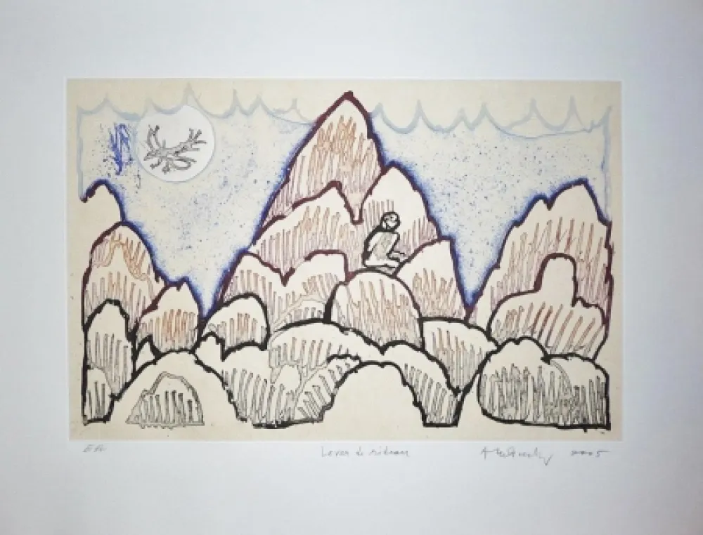 Гравюра Alechinsky - Lever de rideau