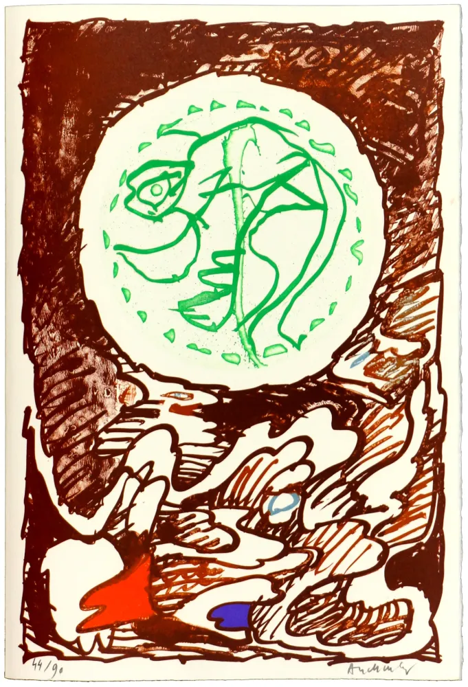 Гравюра Alechinsky - L'excédante 3