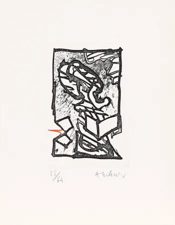 Офорт Alechinsky - Lichthouwen