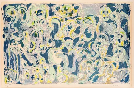 Литография Alechinsky - L’inconditionnement humain