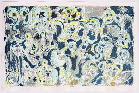 Литография Alechinsky - L’inconditionnement humain