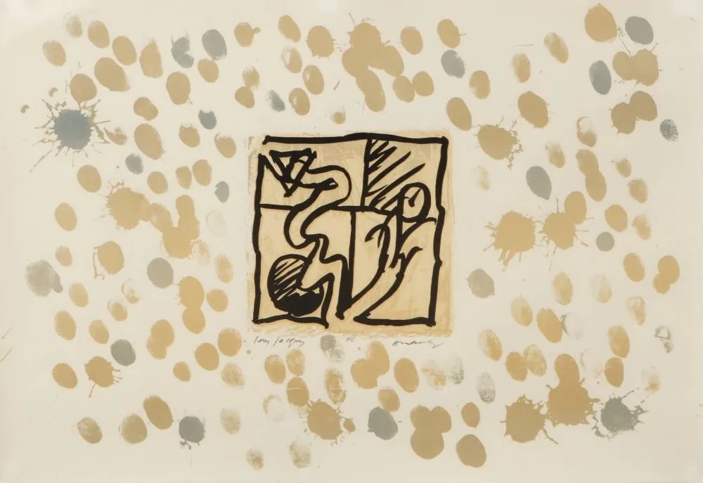 Литография Alechinsky - Lino-Litho, Planche IV