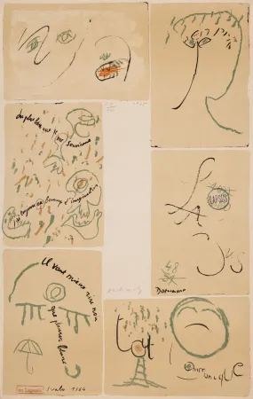 Офорт Alechinsky - Litho-mots