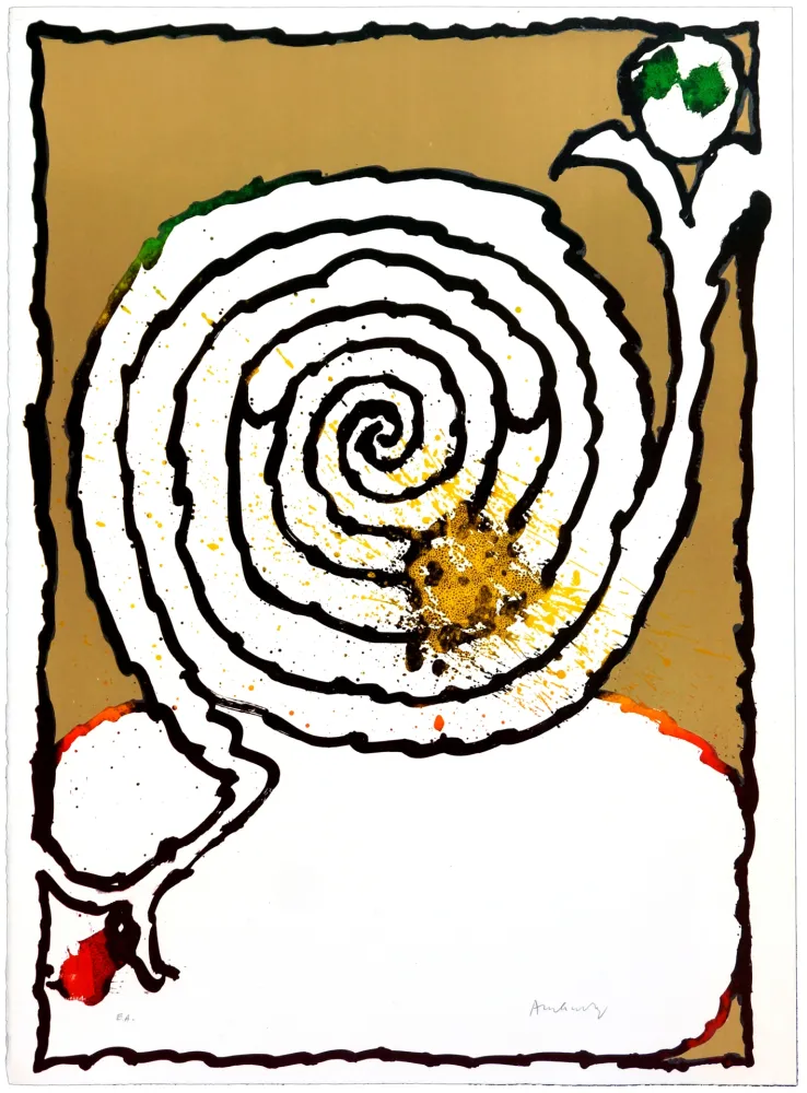 Литография Alechinsky - Long Playing