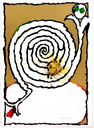 Литография Alechinsky - Long Playing