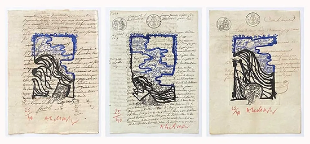 Гравюра Alechinsky - L'Or Noir