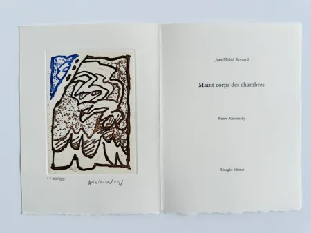 Офорт Alechinsky - Maint corps des chambres