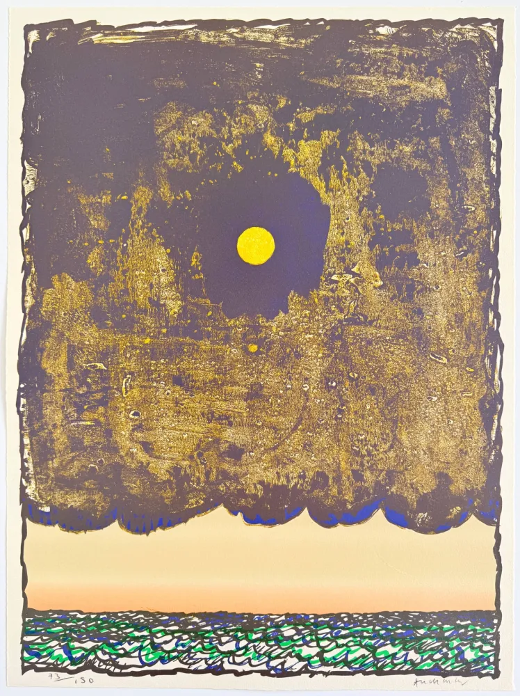 Литография Alechinsky - Marée basse